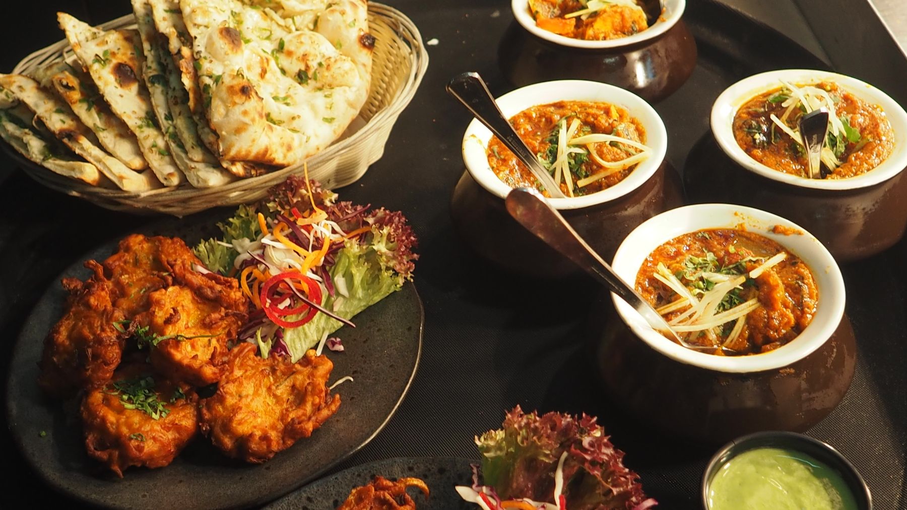 Beautifully plated food for a curated dinner