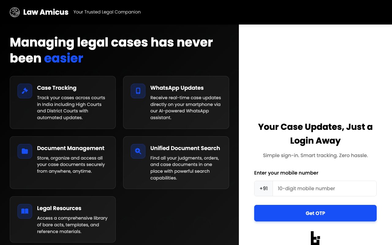Lawamicus website preview